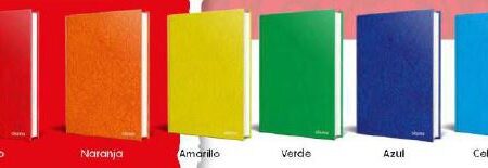 ALAMO CUADERNO 96H AZUL/VERDE/NARANJA