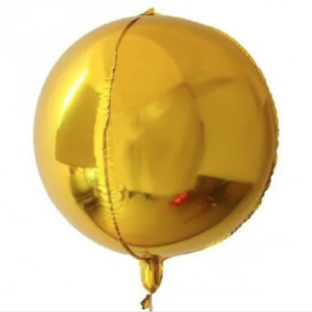 Globo  4D  ORBZ dorado 22" - 2674-4 - Mayorista
