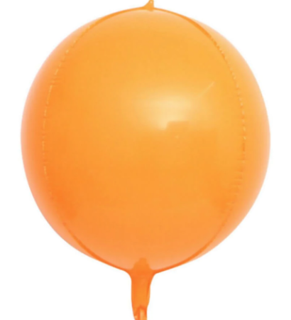 Globo  4D  ORBZ naranja 22" - 2676-1