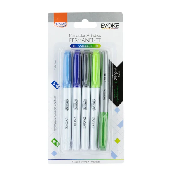 BRW MARCADOR 6PC PERMANENTE WINTER