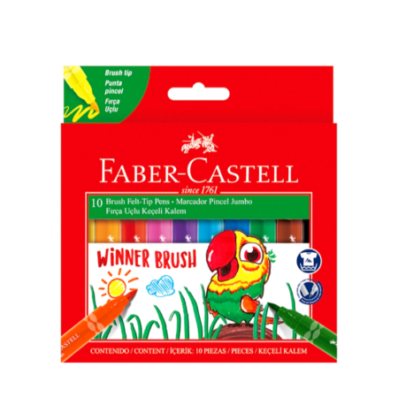 FABER MARCADOR 10PC JUMBO