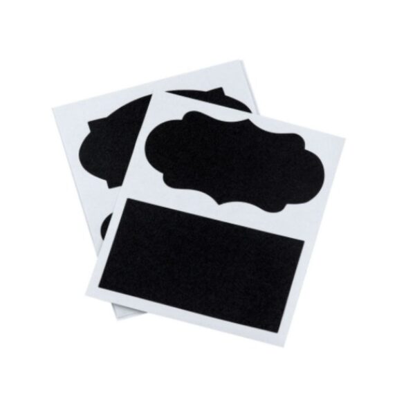BRW ETIQUETA NEGRO ADHESIVA - Imagen 2