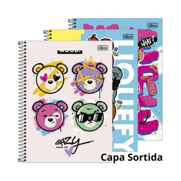 TILIBRA CUADERNO UNIVERSITARIO 80HOJAS ESPIRAL REBEL RAYADO - Imagen 2