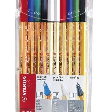STABILO POINT88 10PC BORRABLE