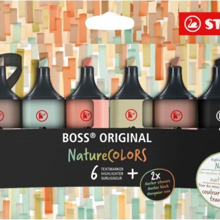 STABILO RESALTADOR BOSS 6PC+2