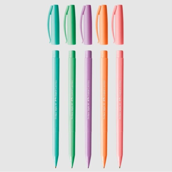 FABER BOLÍGRAFO 5PC PASTEL - Imagen 2
