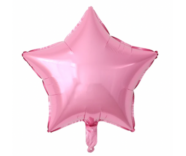 Globo "Estrella" rosa 18" - 456132