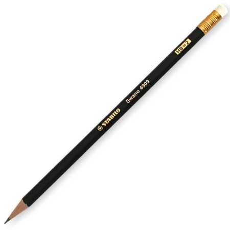 STABILO LÁPIZ NEGRO SWANO 4909 BORRADOR