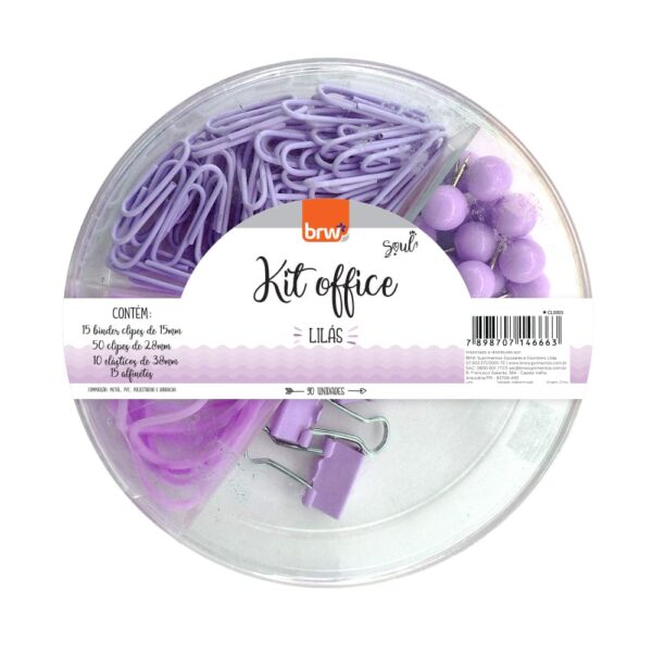 BRW KIT OFFICE LILA 90PC - Imagen 3