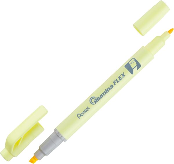 PENTEL MARCADOR PASTEL AMARILLO
