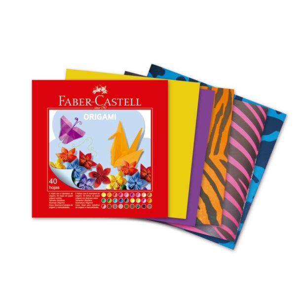 FABER PAPEL ORIGAMI 40PC