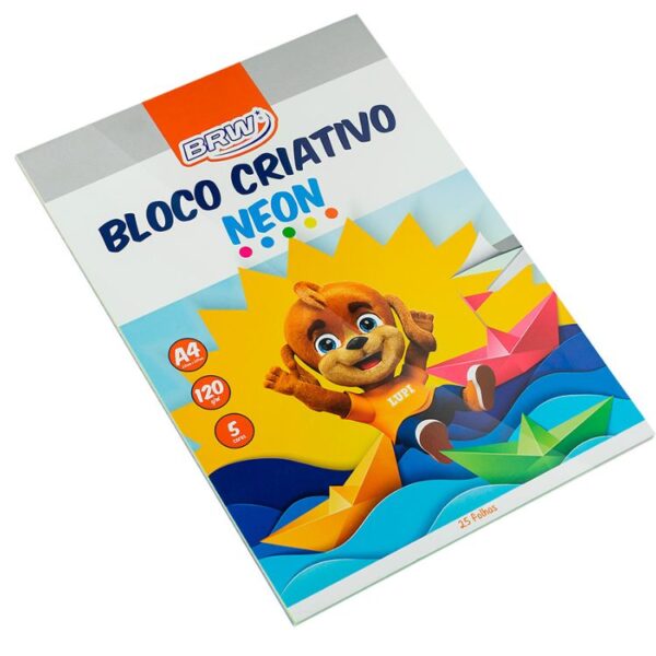 BRW BLOCK CARTULINA NEÓN - Imagen 2