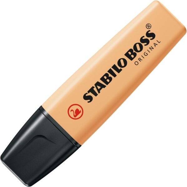 STABILO RESALTADOR BOSS PASTEL NARANJA PÁLIDO - Imagen 2
