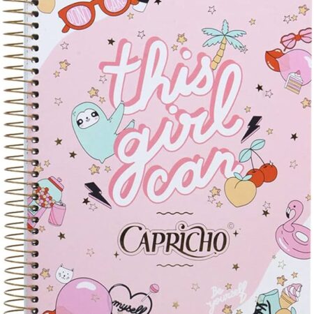 TILIBRA CUADERNO UNIVERSITARIO 160H ESPIRAL CAPRICHO RAYADO