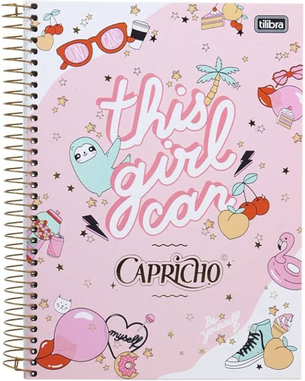 TILIBRA CUADERNO UNIVERSITARIO 160H ESPIRAL CAPRICHO RAYADO