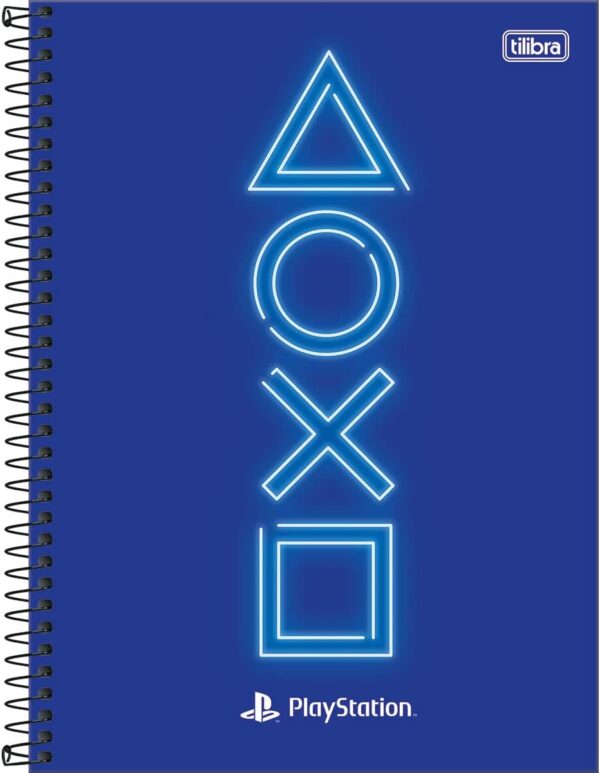 TILIBRA CUADERNO UNIVERSITARIO 80HOJAS ESPIRAL PLAYSTATION RAYADO - Imagen 3