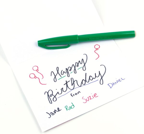 PENTEL SIGN PEN VERDE
