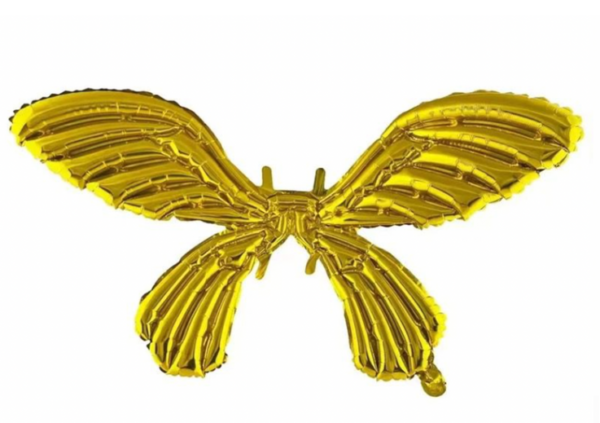 Globo  "Alas de Mariposa" dorado 122x89cm - 6247D