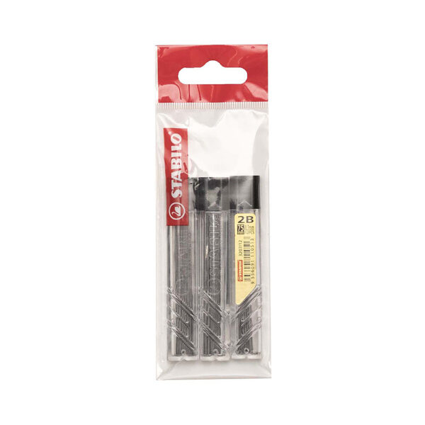 STABILO MINA 0.7MM 3B 3PC