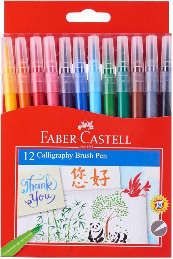 FABER MARCADOR BRUSH 12PC - Imagen 3