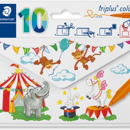 STAEDTLER MARCADOR 10PC TRIPLUS