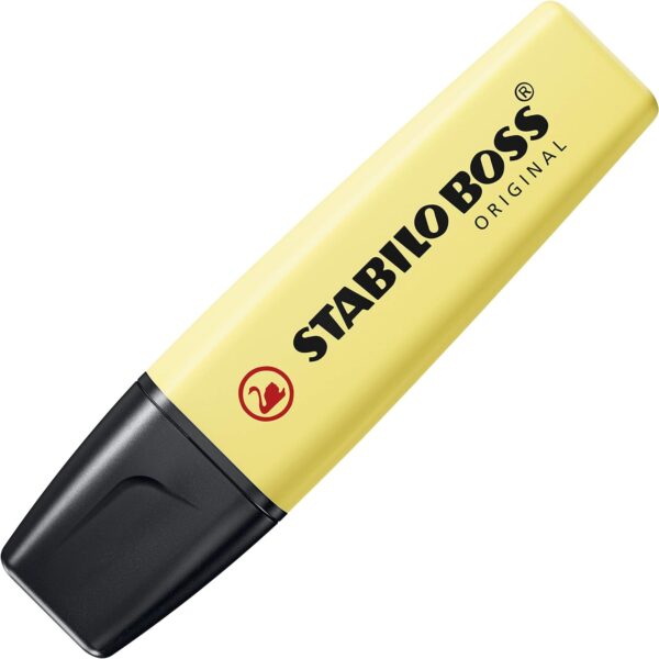 STABILO RESALTADOR BOSS PASTEL AMARILLO - Imagen 2