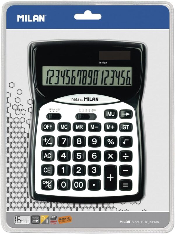 MILAN CALCULADORA NATA 16 DIG - Imagen 2