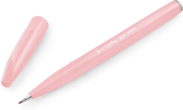PENTEL SIGN PEN PALE PINK - Imagen 3