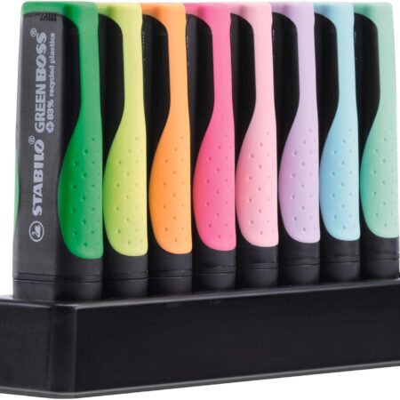 STABILO RESALTADOR 8PC GREEN BOSS