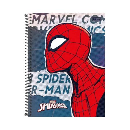 TILIBRA CUADERNO UNIVERSITARIO RAYADO ESPIRAL 80HOJAS SPIDERMAN