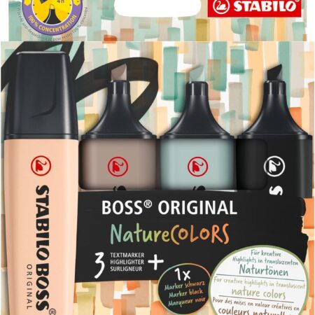 STABILO RESALTADOR BOSS 4PC