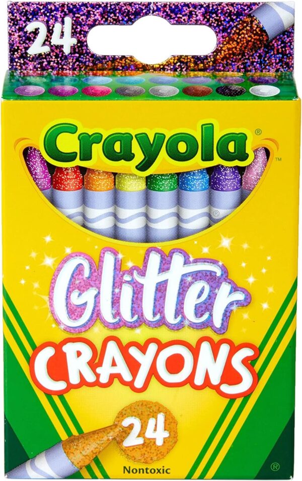 CRAYOLA CRAYON 24PC GLITTER - Imagen 3