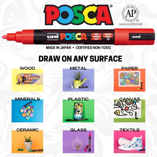 POSCA MARCADOR 29PC 5M - Imagen 3