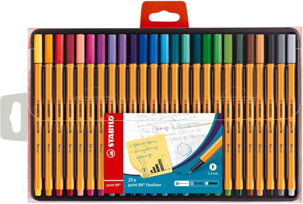 STABILO POINT88 25PC CAJA