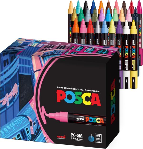 POSCA MARCADOR 29PC 5M