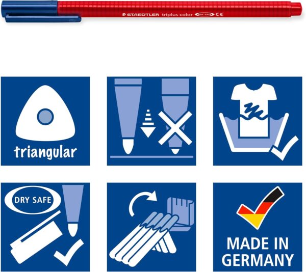 STAEDTLER MARCADOR 10PC TRIPLUS - Imagen 2