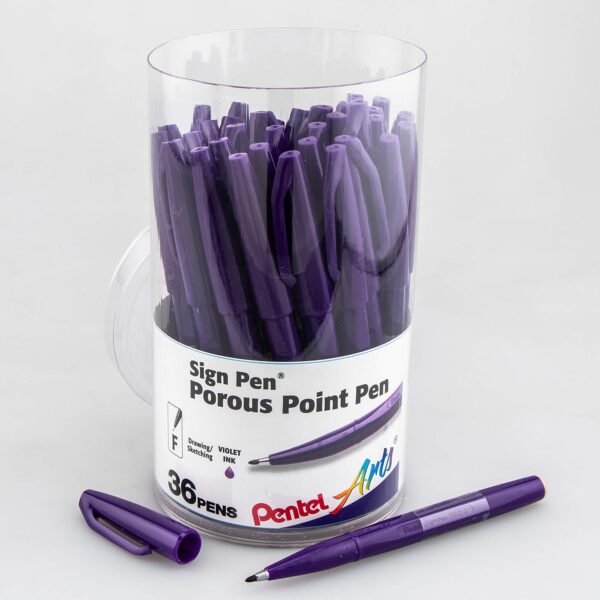 PENTEL SIGN PEN VIOLETA - Imagen 3