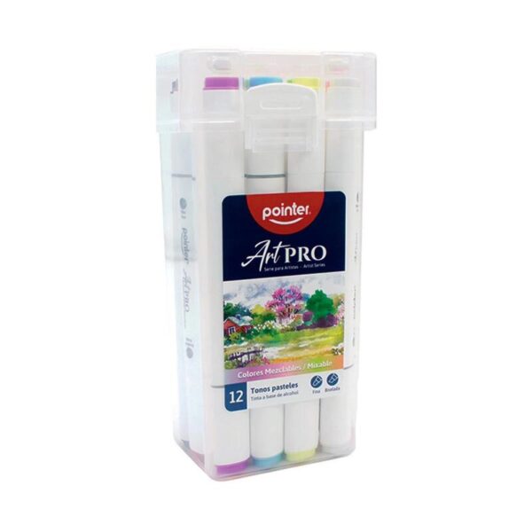 POINTER MARCADOR 12PC PASTEL
