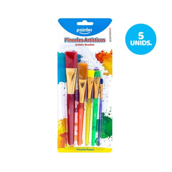 POINTER PINCELES 5PC PLANOS