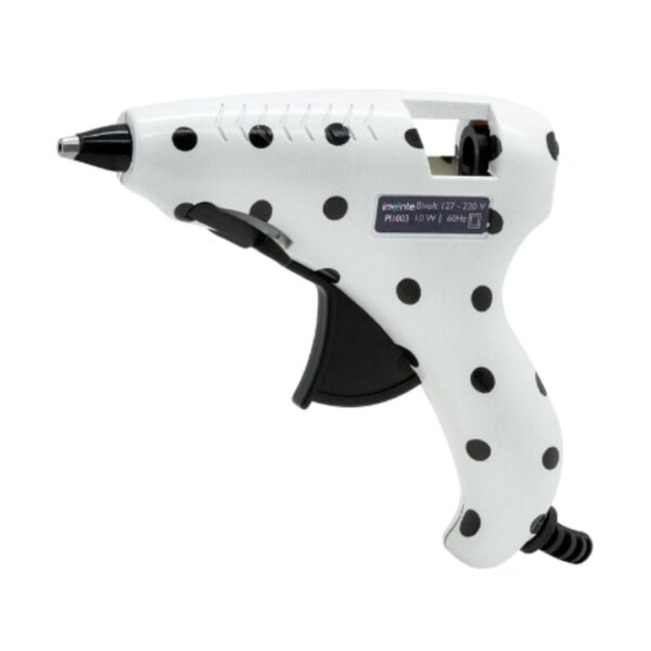 BRW PISTOLA SILICONA MOTAS NEGRAS