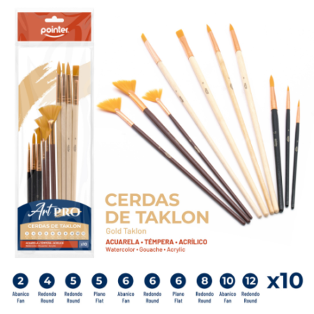 POINTER PINCEL 10PC