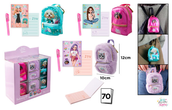 MP MINI MOCHILA + PAPELERIA