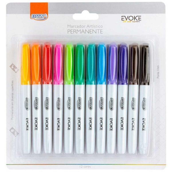 BRW MARCADOR 12PC PERMANENTE - Imagen 2