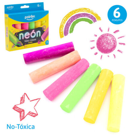 POINTER TIZA NEÓN 6U
