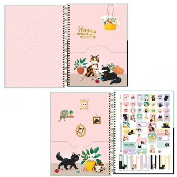 TILIBRA CUADERNO UNIVERSITARIO 160H ESPIRAL PURRFECT - Imagen 4