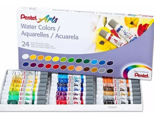 PENTEL WATER COLOURS 24PC - Imagen 2