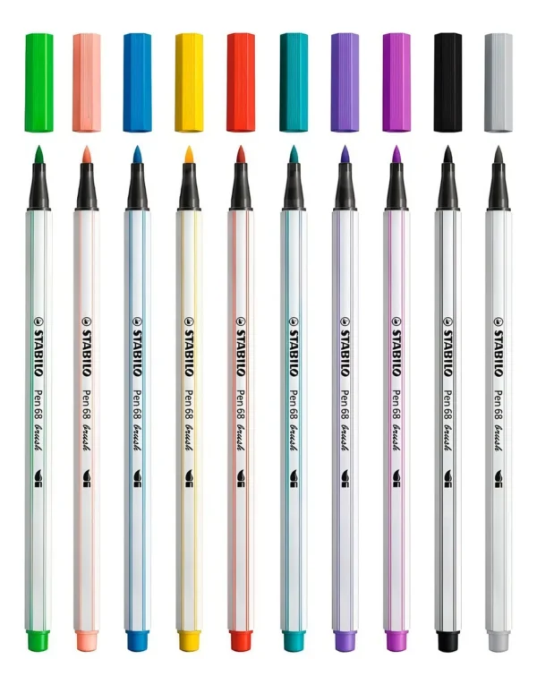 STABILO MARCADOR BRUSH 10PC - Imagen 2