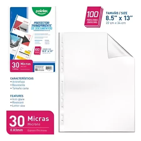 POINTER PROTECTOR HOJAS 100PC
