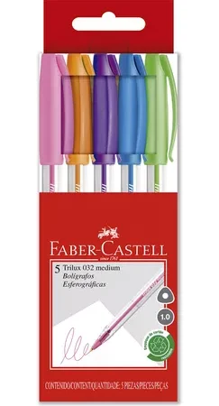 FABER BOLIGRAFO 5PC TRILUX
