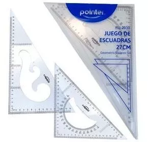 POINTER ESCUADRAS KIT 27CM 2U
